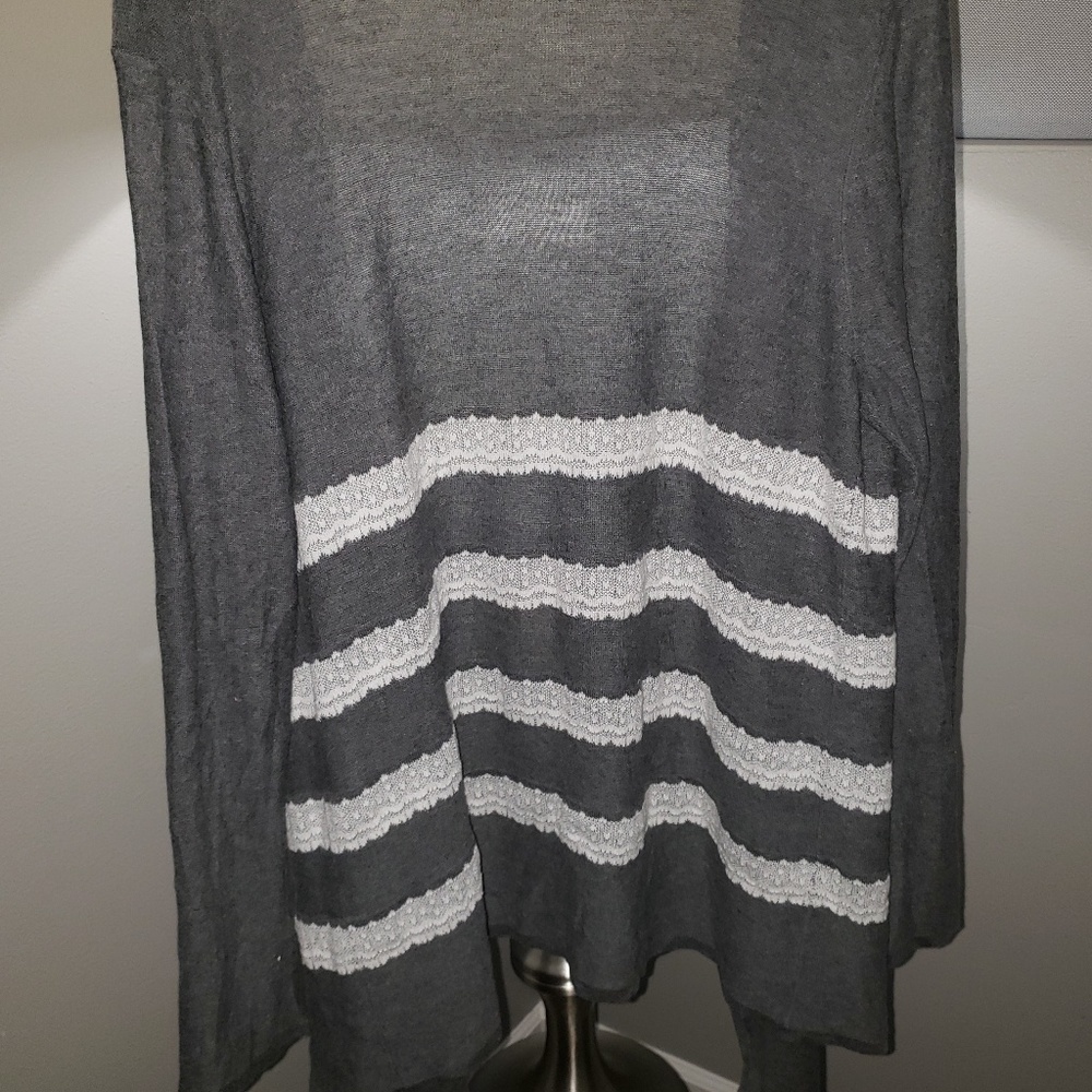 Grey and white Cardigan